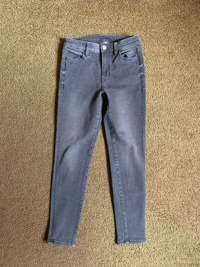 American Eagle Outfitters Slate Gray Skinny Jeans